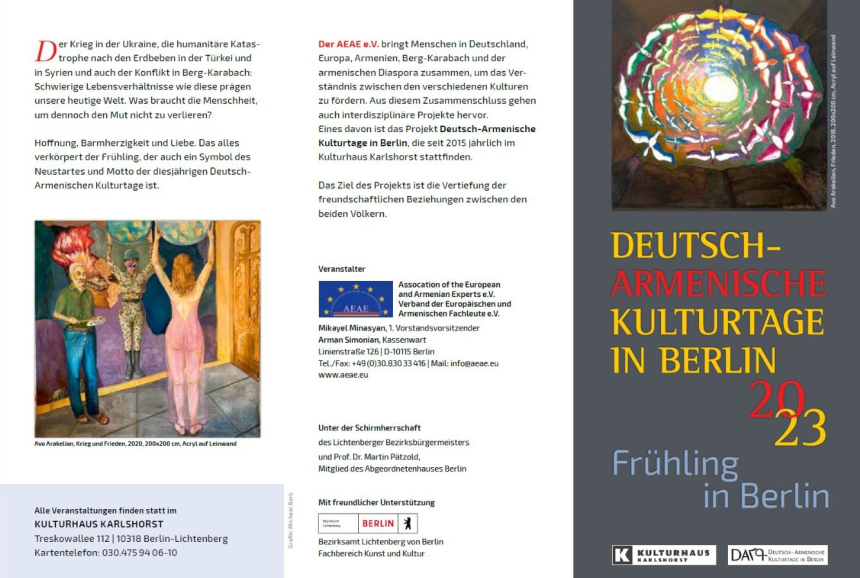 Deutsch-Armenische Kulturtage 2023 in Berlin